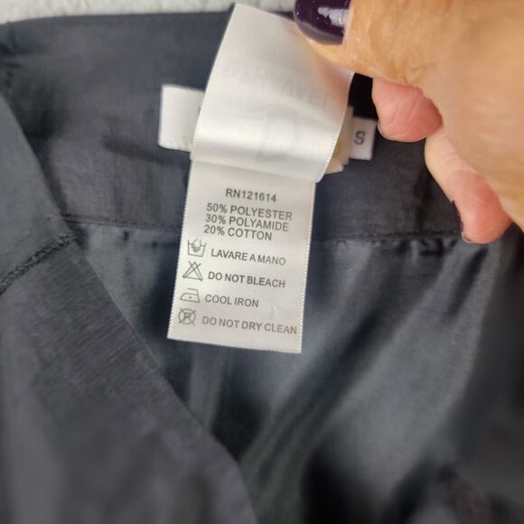 Dzhavael Couture Skirt Womens Size 8-10 Black Flouncy Petals  A-Line Full Flare - Picture 12 of 15